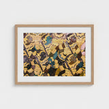 Action Men - Ancient Thai Temple Art Print / Canvas Vibrant Fresco, Tumultuous Battle Scene, Prints