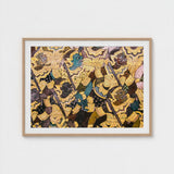 Action Men - Ancient Thai Temple Art Print / Canvas Vibrant Fresco, Tumultuous Battle Scene, Prints