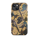 Action Men - Thai Temple Art Phone Case Iphone 14 Plus / Matte Ornate Phone Case Ancient Thai Artistry, Spellbinding Ramayana Battle,