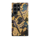 Action Men Thai Temple Art Samsung Case, Galaxy S23 Ultra / Glossy, Smartphone Case Traditional Thai Art Two Figures