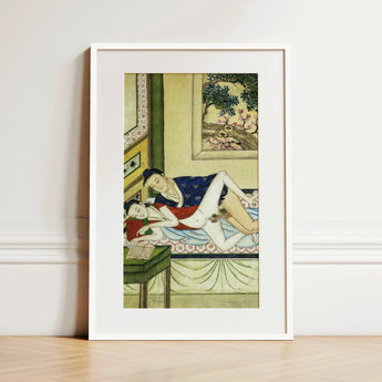 Actor and Scholar - F. M. Bertholet Collection Art Print / Canvas, 12x18’’ / 31x46cm / White Frame / Matboard, Posters Prints & Visual