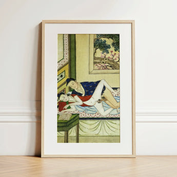Actor and Scholar - F. M. Bertholet Collection Art Print / Canvas, Bertholet Collection Art, Scholar’s Gaze Anchors, Composition Unfolds