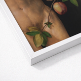 Adam - Albrecht Durer Art Print / Canvas Framed Reproduction Classical Painting Nude Male Torso Apple Dürer’s Grips, Northern Renaissance