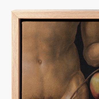 Adam - Albrecht Durer Art Print / Canvas Light Wood-framed Classical-style Painting Nude Male Dürer’s Grips, Northern Renaissance Master,