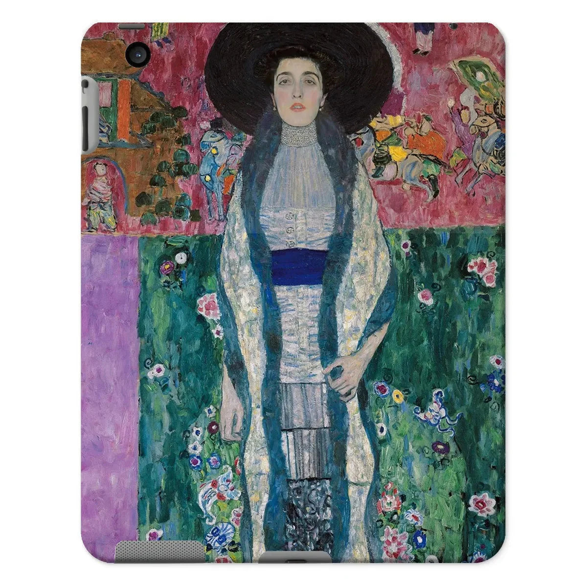 Adele Bloch-bauer By Gustav Klimt Aesthetic Ipad Case - Slim Designer Back Cover - Ipad 2/3/4 - Gloss - Tablet