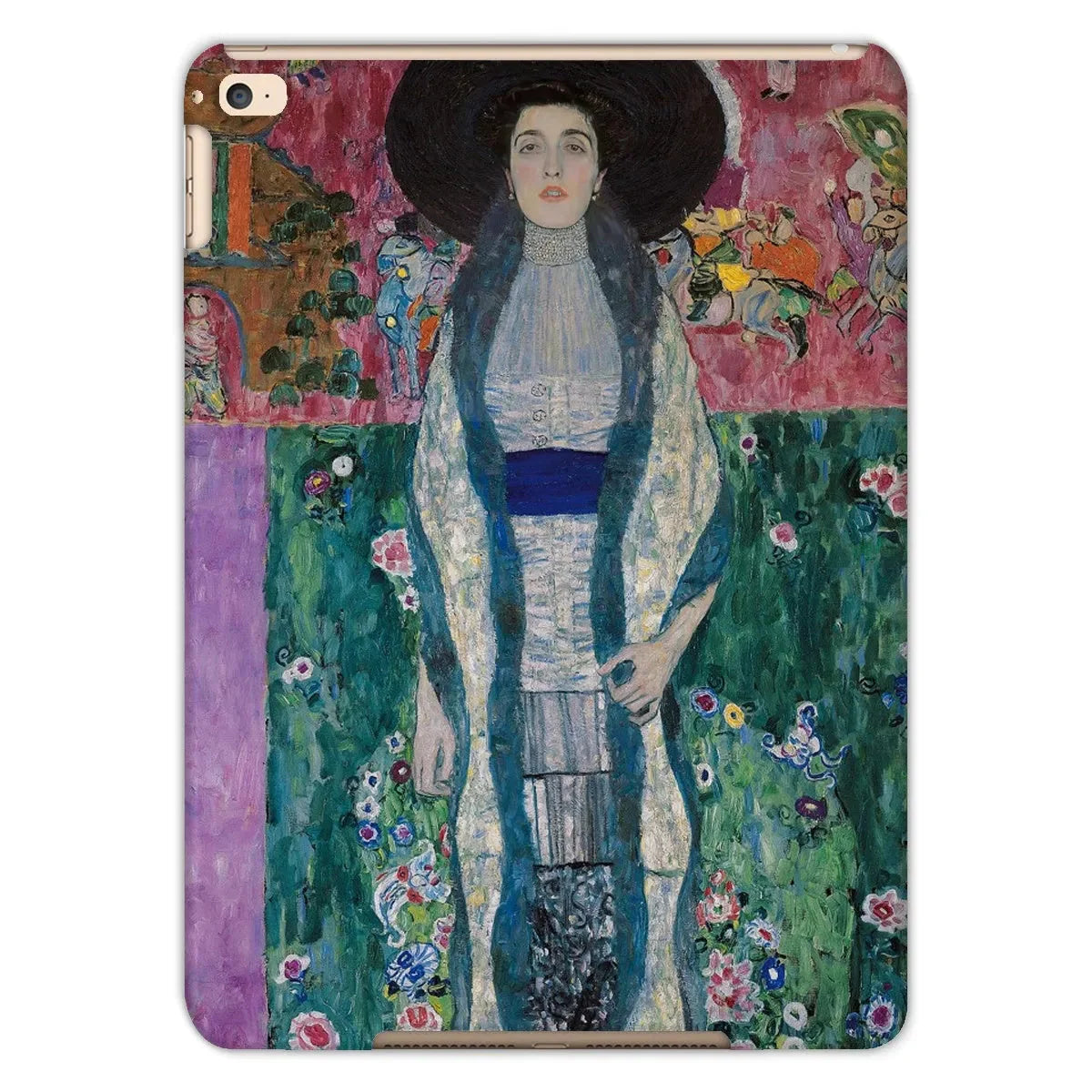 Adele Bloch - bauer By Gustav Klimt Aesthetic Ipad Case - Slim Designer Back Cover - Ipad Air 2 - Gloss - Tablet
