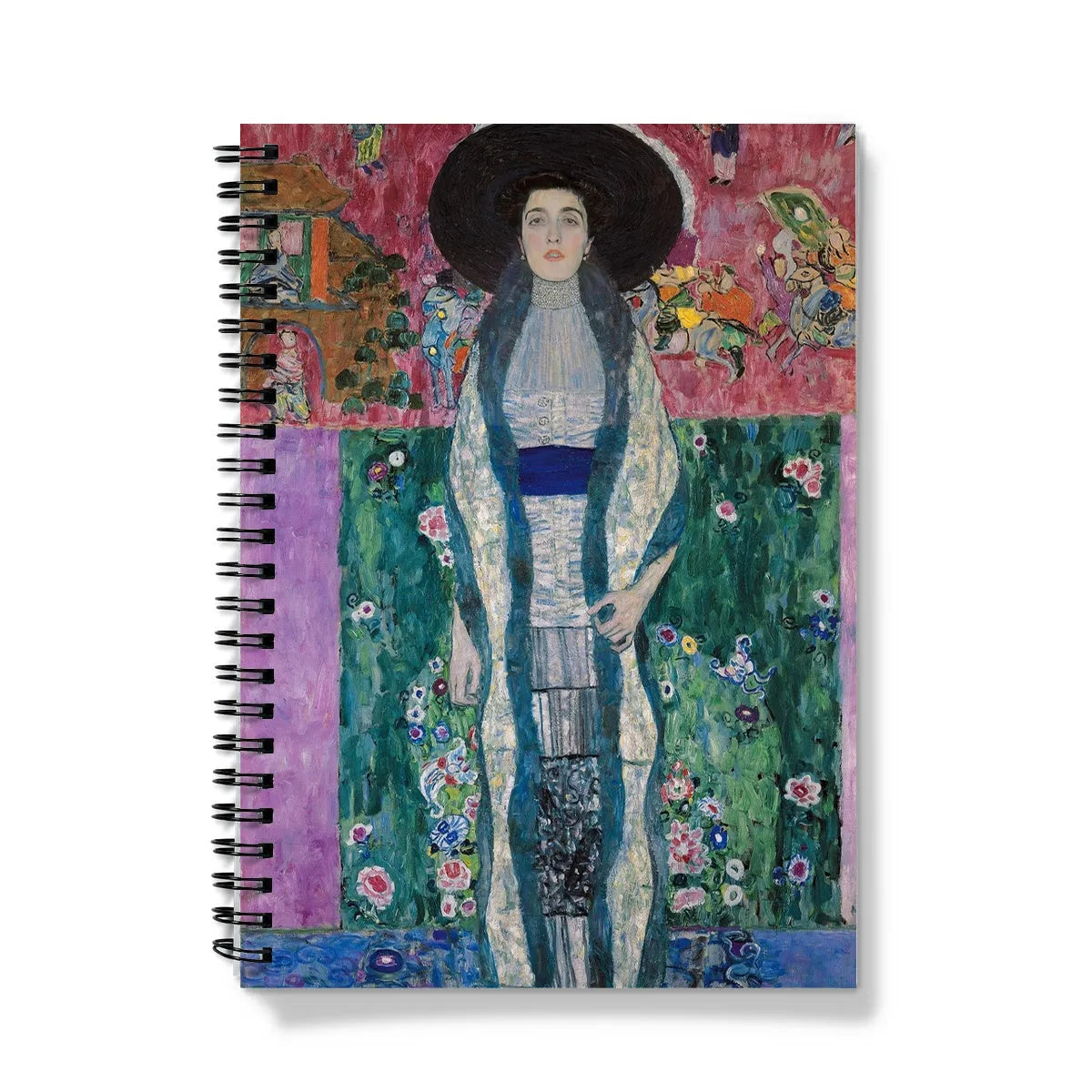 Adele Bloch-bauer By Gustav Klimt Notebook - A5 - Graph Paper - Notebooks & Notepads - Aesthetic Art