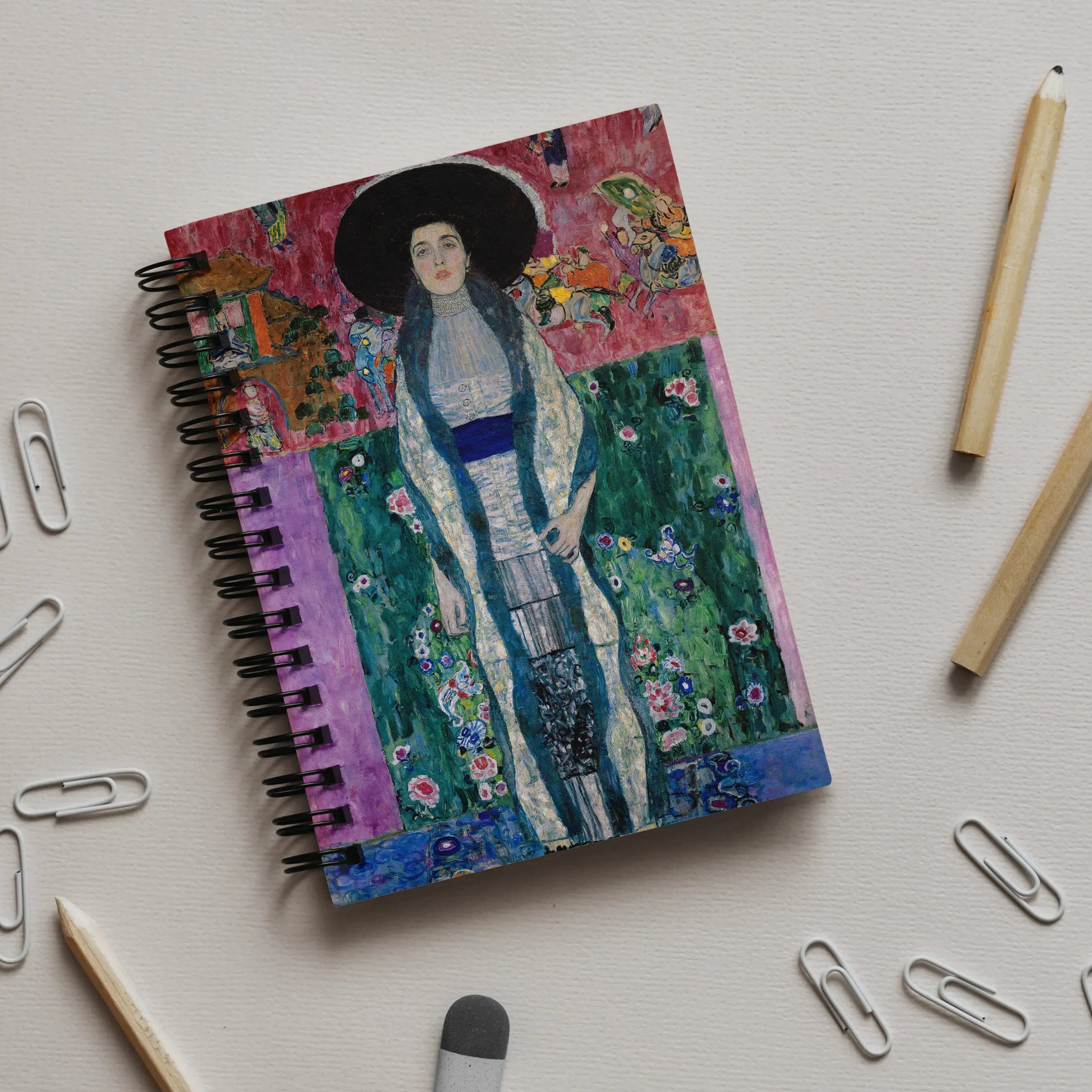 Adele Bloch-bauer By Gustav Klimt Notebook - Notebooks & Notepads - Aesthetic Art