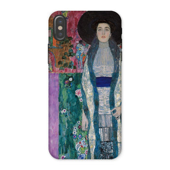 Adele Bloch-bauer - Gustav Klimt Portrait Phone Case Iphone x / Matte Phone Case Colorful Painting Woman Ornate Dress Large Gustav Klimt’s