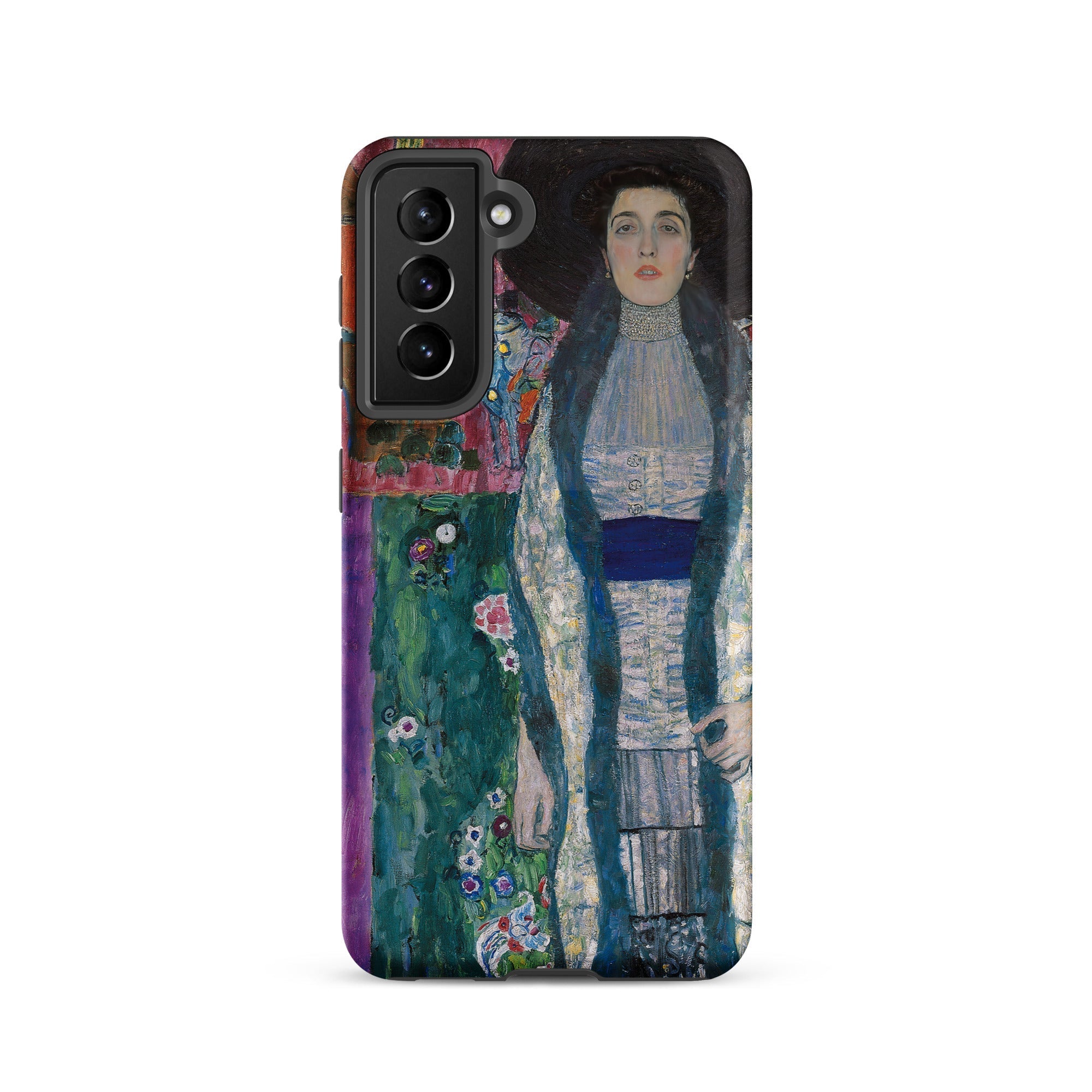 Adele Bloch Bauer Gustav Klimt Portrait Samsung Case, Galaxy S21 / Matte, White Phone Case Gustav Klimt Style Portrait