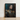 Framed Portrait Man Ornate Dark Blue Gold Armor Ostentatious Military, Regal Splendor, Art Print