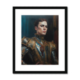 The Admiral - Baroque Gay Naval Portrait Art Print, Portrait Person Ornate Renaissance-style Armor Decorated Gold Filigree
