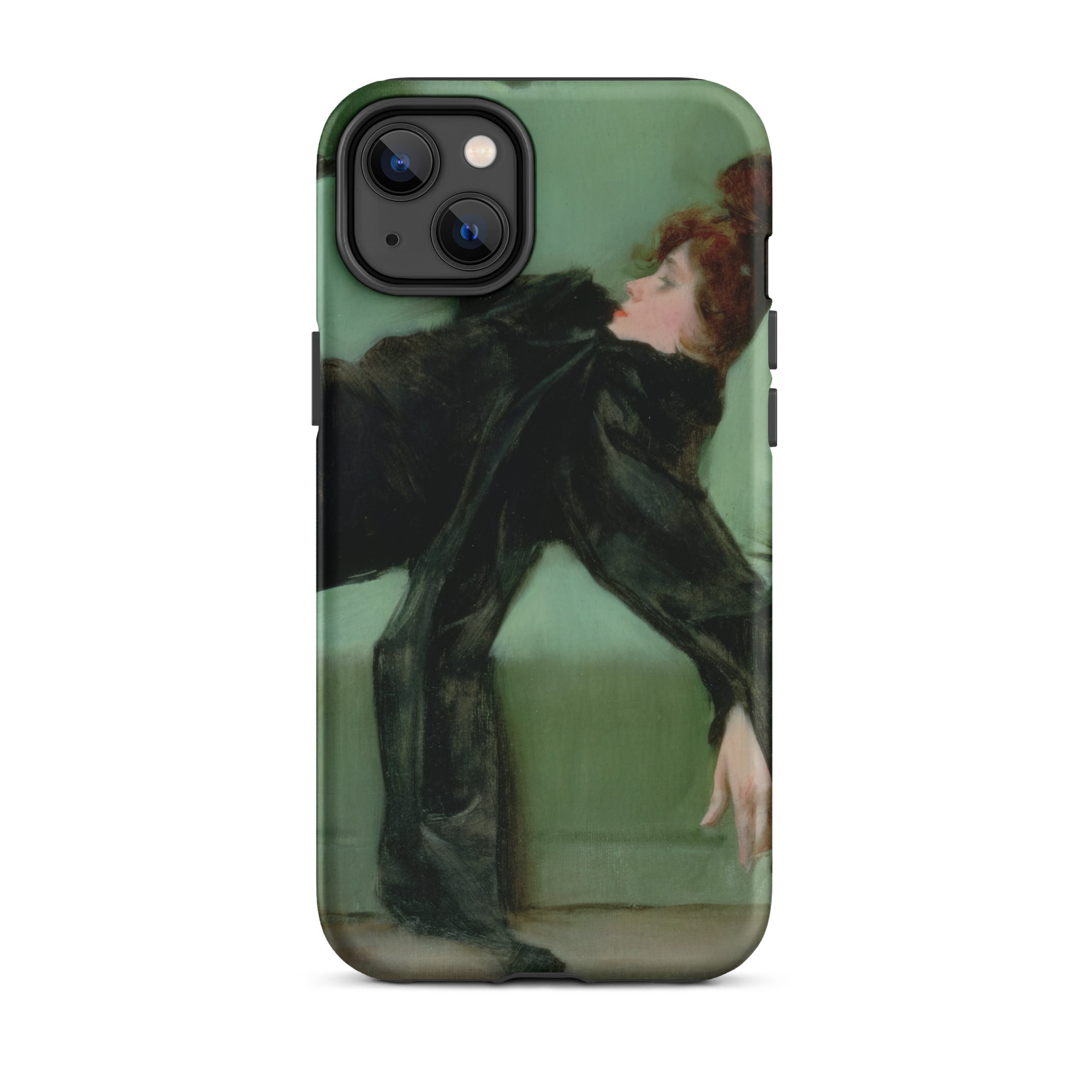 After the Ball Ramon Casas y Carbo Iphone Case, 14 Plus / Matte, Iphone Case Painting Woman Black