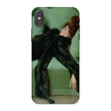 After the Ball - Ramon Casas y Carbo Iphone Case, x / Matte, Phone Case Painting