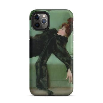 After the Ball - Ramon Casas y Carbo Phone Case Iphone 11 Pro Max / Matte Phone Case Painting Ramon Casas, Fevered Sigh, Her Limbs,
