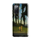 After the Bath - Charles Walter Stetson Phone Case Mobile Cases Black Phone Case Printed Reproduction Painting Garden Earthly Walter