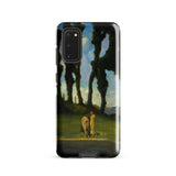 After the Bath - Charles Walter Stetson Phone Case Mobile Cases Sleek Black Phone Case Detailed Print Painting Two Walter Stetson Arranges,