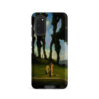 After the Bath - Charles Walter Stetson Phone Case Mobile Cases Black Phone Case Printed Reproduction Painting Two Sisters Walter Stetson
