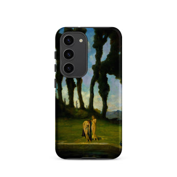 After the Bath - Charles Walter Stetson Phone Case Mobile Cases Black Phone Case Printed Reproduction Painting Tempest Caspar Walter