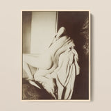 After the Bath - Edgar Degas Art Print / Canvas Black-and-white Framed Photograph Nude Figure Draped Fabric Edgar Degas Art, Art Print,