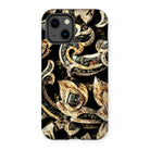 Against the Grain - Ancient Thai Woodwork Iphone Case, 13 / Matte, Smartphone Case Intricate Floral Pattern Design