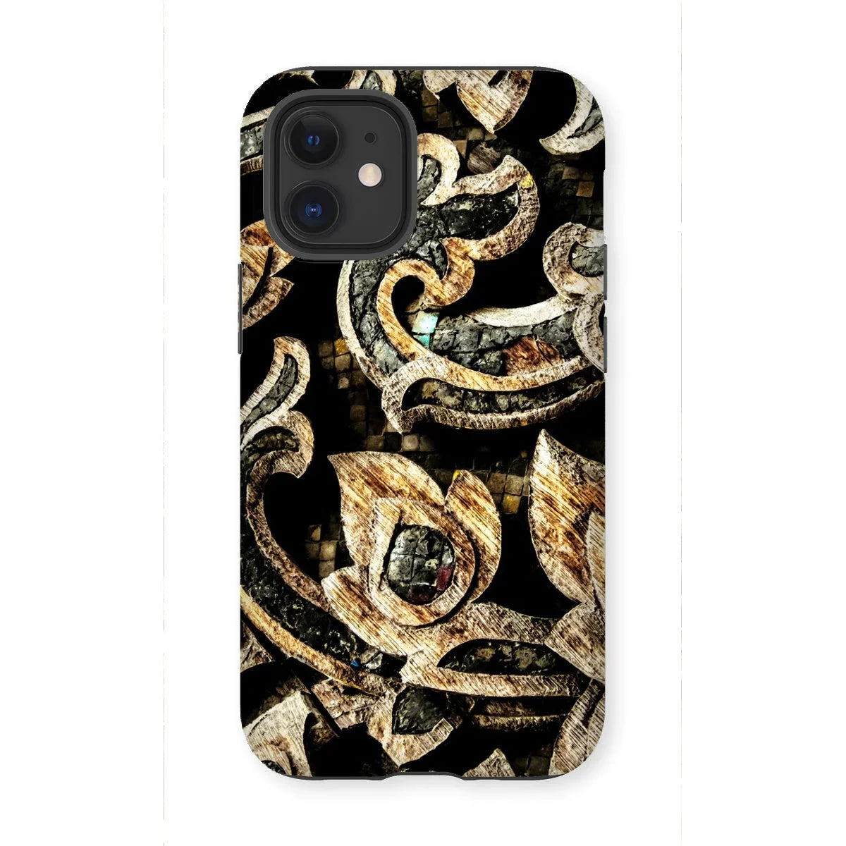 Against the Grain - Ancient Thai Woodwork Iphone Case 12 Mini / Matte Mobile Phone Cases