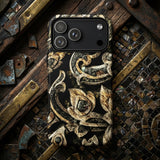 Against the Grain - Ancient Thai Woodwork Iphone Case, Mobile Phone Cases, Toby Leon