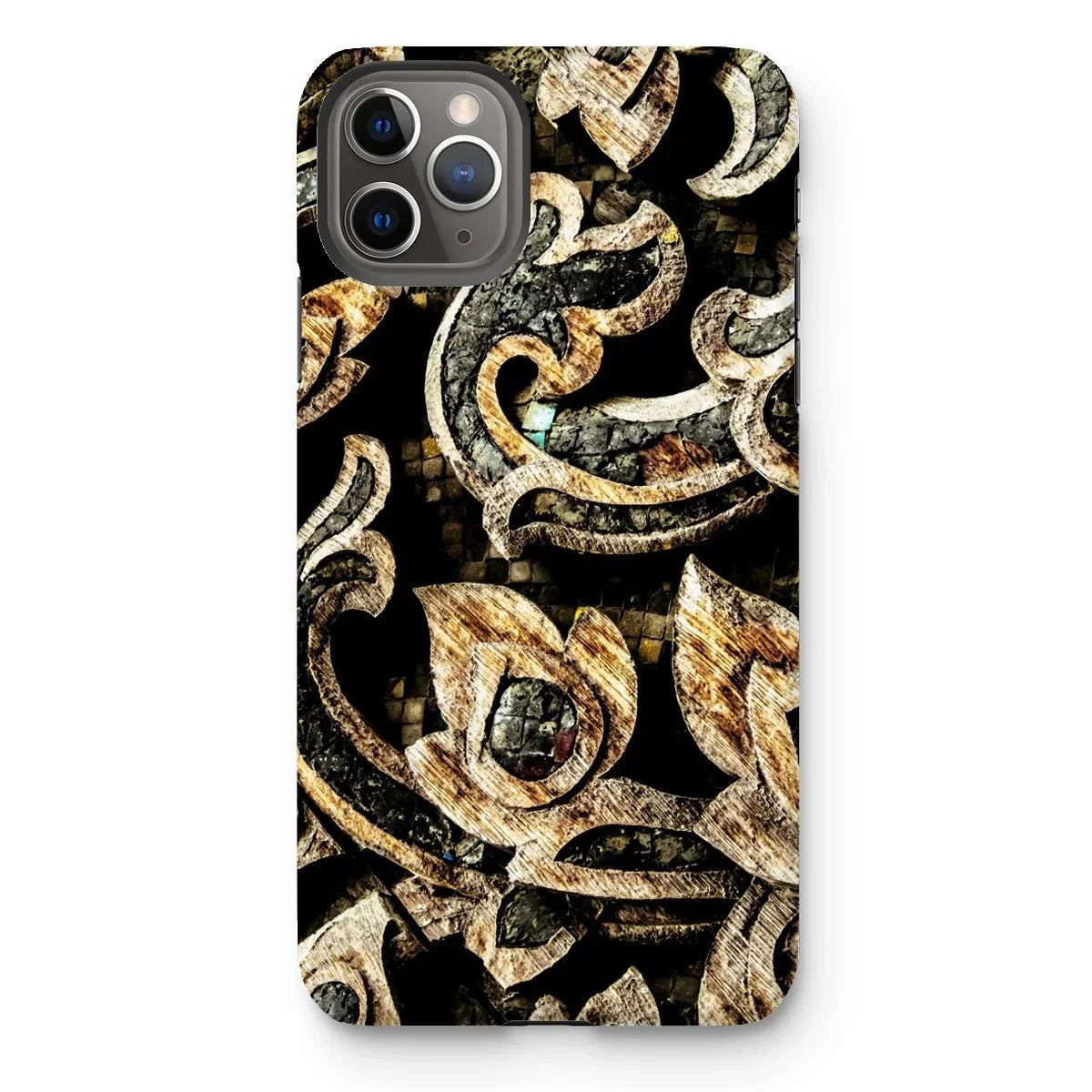 Against the Grain - Ancient Thai Woodwork Iphone Case 11 Pro Max / Matte Mobile Phone Cases