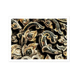 Against the Grain - Thai Woodwork Art Print / Canvas, Ancient Thai Woodwork, Thai Woodcarving, Weathered Surface