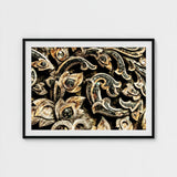 Against the Grain - Thai Woodwork Art Print / Canvas Ancient, Woodcarving, Weathered Surface Prints