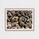 Against the Grain - Thai Woodwork Art Print / Canvas Ancient, Woodcarving, Weathered Surface Prints