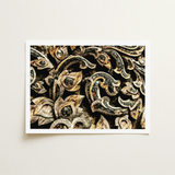 Against the Grain - Thai Woodwork Art Print / Canvas Ancient, Woodcarving, Weathered Surface Prints