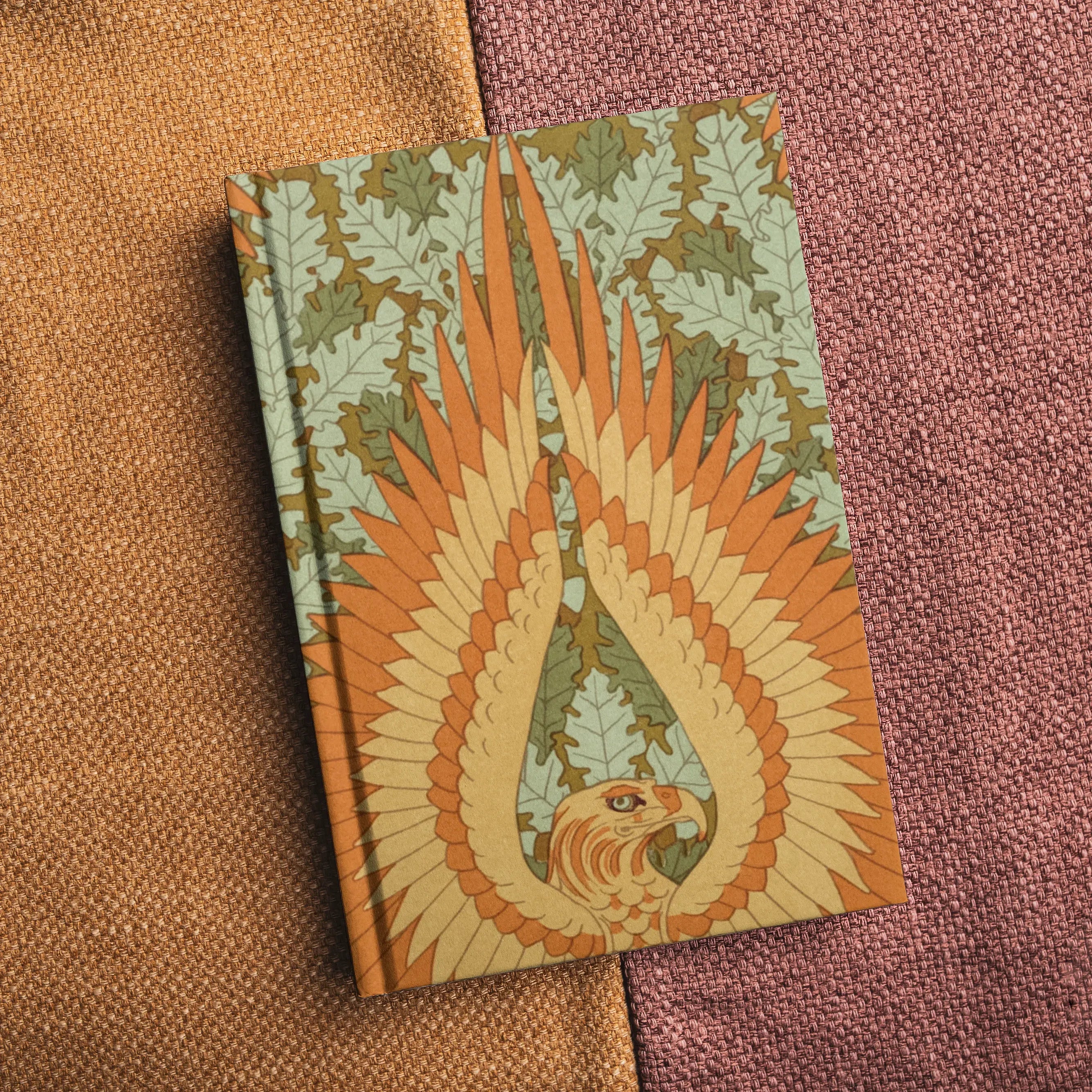 Aigles Et Chêne - Maurice Pillard Verneuil Hardback Journal - 5’x7’ / 5’ x 7’ - Lined Paper - Notebooks &