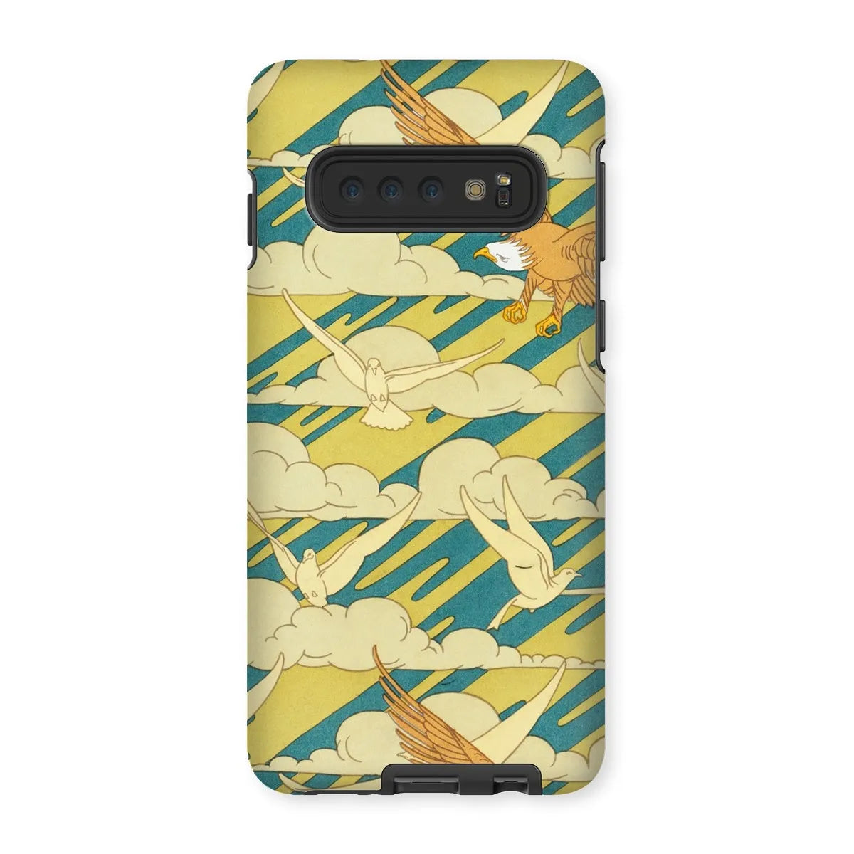 Aigles Et Pigeons - Aesthetic Bird Art Phone Case - Samsung Galaxy S10 / Matte - Mobile Phone Cases - Aesthetic Art
