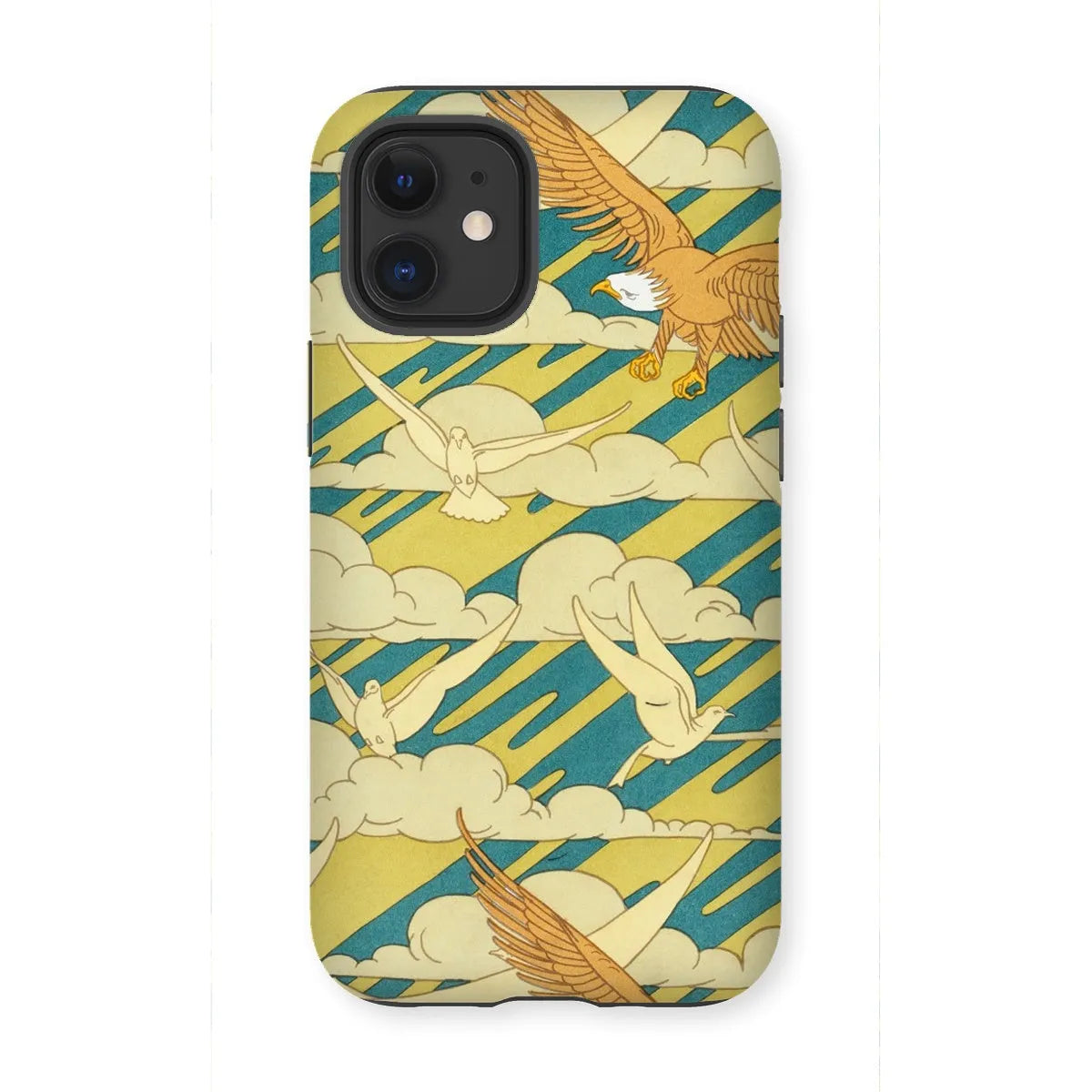 Aigles Et Pigeons - Aesthetic Bird Art Phone Case - Iphone 12 Mini / Matte - Mobile Phone Cases - Aesthetic Art