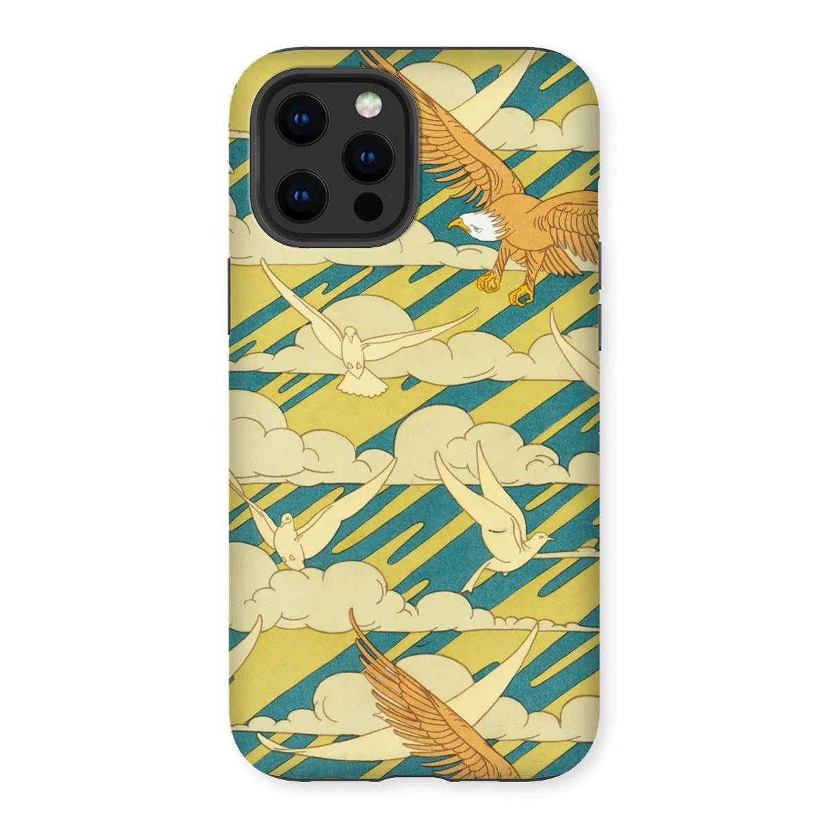 Aigles Et Pigeons - Aesthetic Bird Art Phone Case - Iphone 12 Pro Max / Matte - Mobile Phone Cases - Aesthetic Art