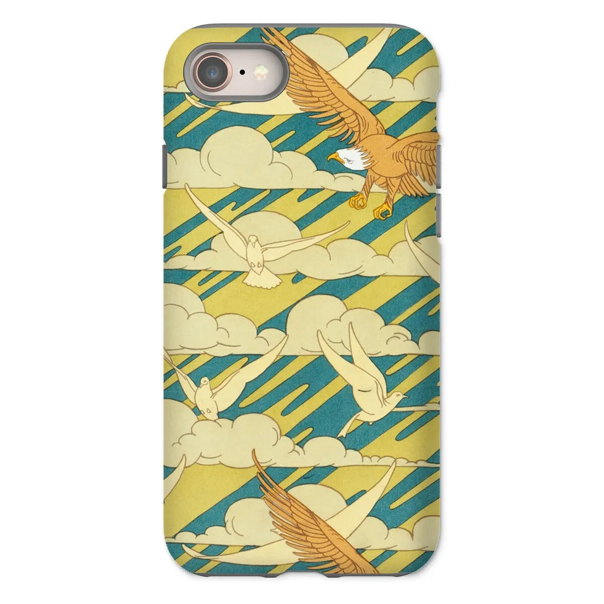 Aigles Et Pigeons - Aesthetic Bird Art Phone Case - Iphone 8 / Matte - Mobile Phone Cases - Aesthetic Art