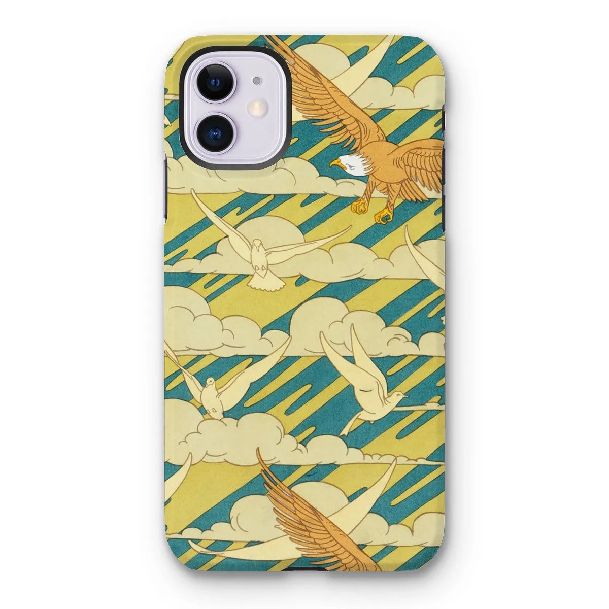 Aigles Et Pigeons - Aesthetic Bird Art Phone Case - Iphone 11 / Matte - Mobile Phone Cases - Aesthetic Art