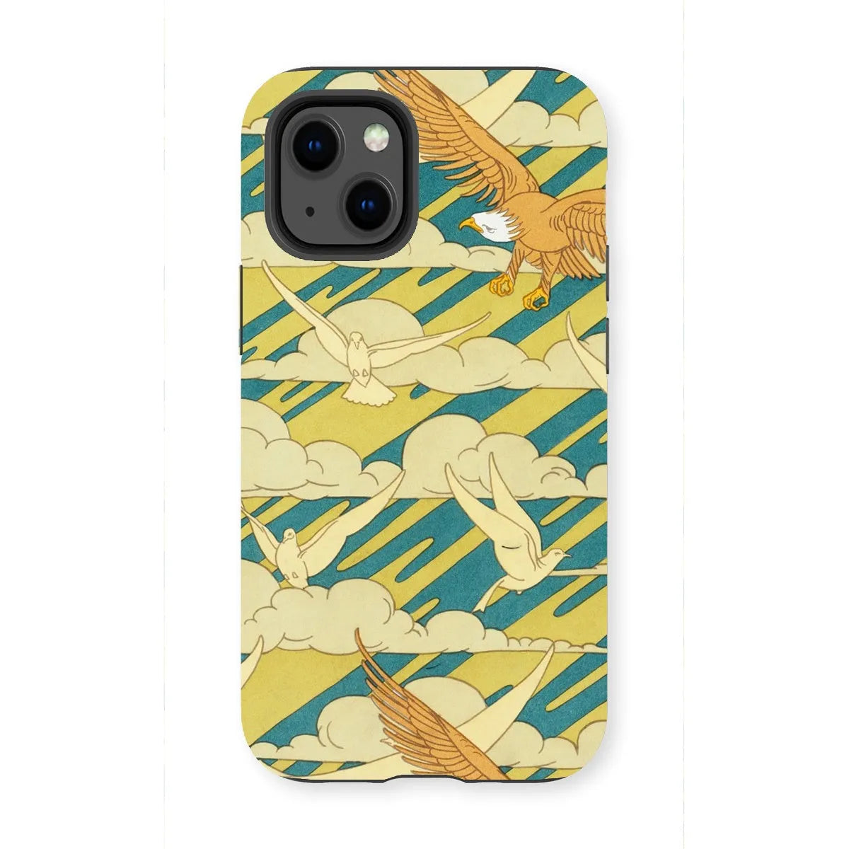 Aigles Et Pigeons - Aesthetic Bird Art Phone Case - Iphone 13 Mini / Matte - Mobile Phone Cases - Aesthetic Art