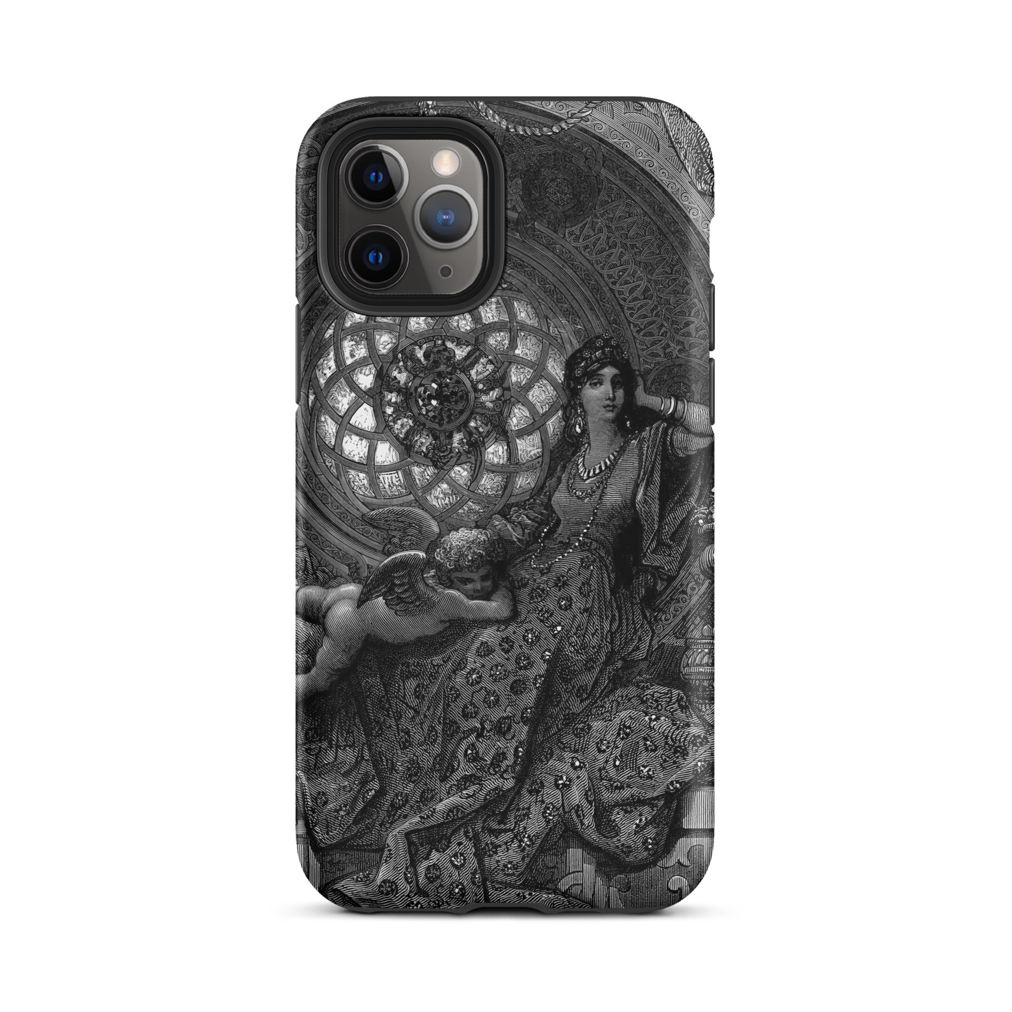 Alcina’s Beauty Overcomes All of Ruggiero’s Misgivings - Gustave Dore Iphone Case, 11 Pro / Matte