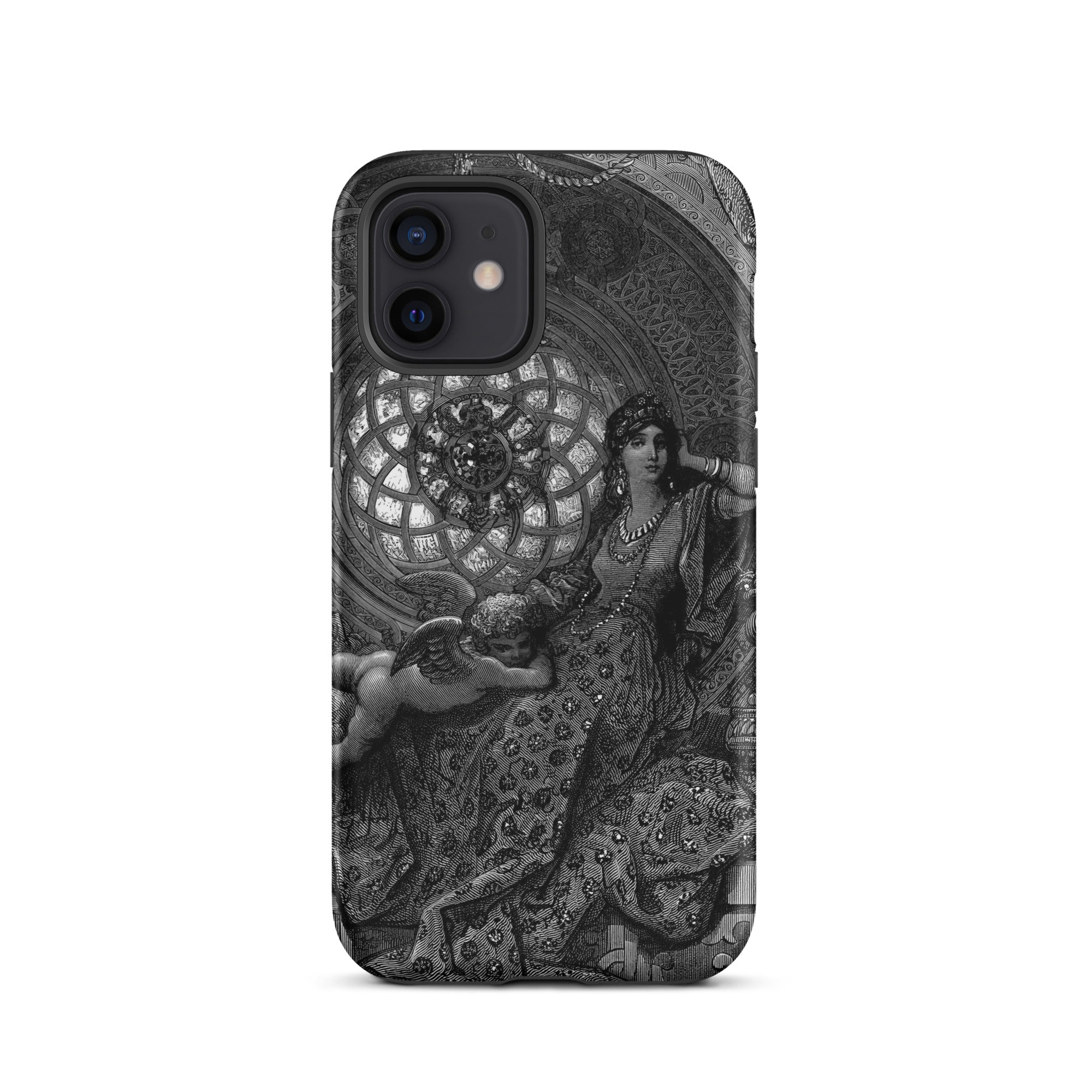 Alcina’s Beauty Overcomes All of Ruggiero’s Misgivings - Gustave Dore Iphone Case, 12 / Matte