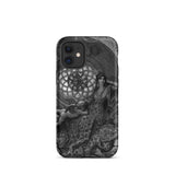 Alcina’s Beauty Overcomes All of Ruggiero’s Misgivings - Gustave Dore Iphone Case, 12 Mini / Matte, Black White Phone Case Ornate Classical
