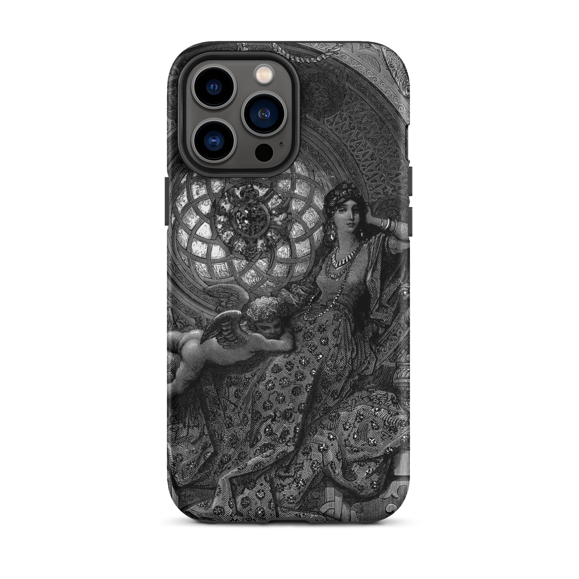 Alcina’s Beauty Overcomes All of Ruggiero’s Misgivings - Gustave Dore Iphone Case, 13 Pro Max / Matte