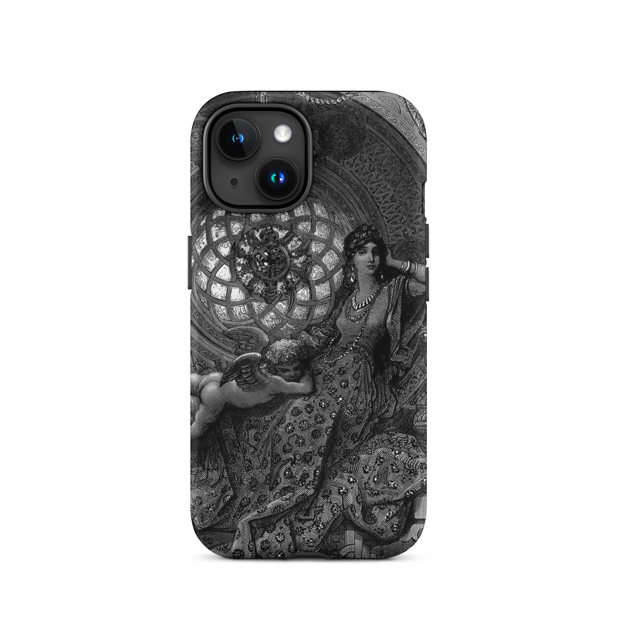 Alcina’s Beauty Overcomes All of Ruggiero’s Misgivings - Gustave Dore Iphone Case, 15 / Matte