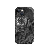 Alcina’s Beauty Overcomes All of Ruggiero’s Misgivings - Gustave Dore Phone Case Iphone 14 / Matte Black White Iphone Case Ornate