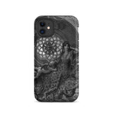Alcina’s Beauty Overcomes All of Ruggiero’s Misgivings - Gustave Dore Phone Case Iphone 11 / Matte Black White Phone Case Ornate Classical
