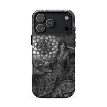 Alcina’s Beauty Overcomes All of Ruggiero’s Misgivings - Gustave Dore Phone Case Iphone 17 Pro Max / Matte Black White Vintage Portrait
