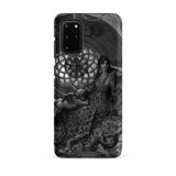 Alcina’s Beauty Overcomes All of Ruggiero’s Misgivings - Gustave Dore Samsung Case, Galaxy S20 Plus / Matte, Black White Phone Case Ornate