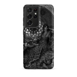 Alcina’s Beauty Overcomes All of Ruggiero’s Misgivings - Gustave Dore Samsung Case, Galaxy S21 Ultra / Matte, Black White Phone Case Ornate