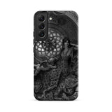 Alcina’s Beauty Overcomes All of Ruggiero’s Misgivings - Gustave Dore Samsung Case, Galaxy S22 Plus / Matte, Black White Vintage Art Phone